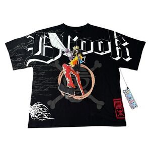 Civil Regime‎ One Piece Brook Soul King Black Graphic T-Shirt Mens Medium NWT